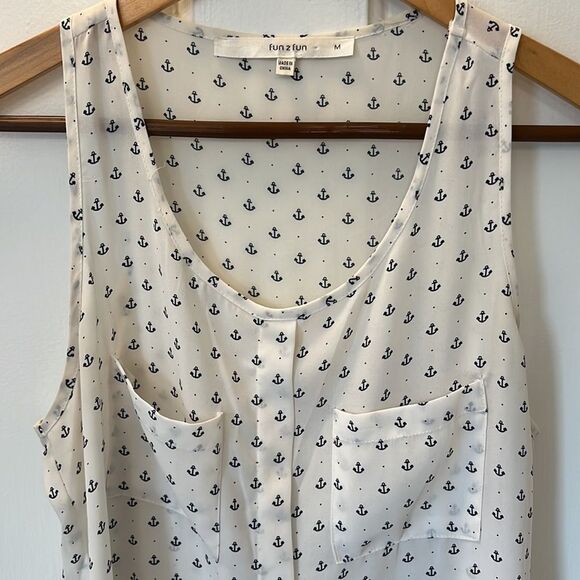 fun 2 fun // Anchor-print Tank - Picture 2 of 4